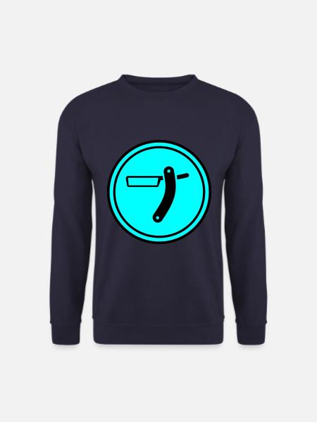 Shaving Barber Circle - Unisex Sweatshirt - navy