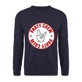 Équipe de fête - Sweat-shirt Unisexe - marine - Devant - Alina (178cm) & Michal (187cm)