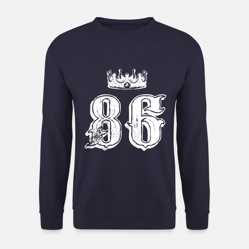 86 Number crown - Unisex Sweatshirt - navy