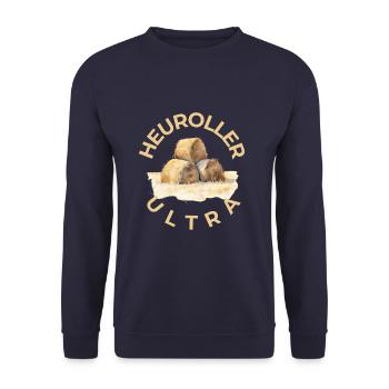 Heuroller Ultra L - Unisex Pullover - Navy - Vorne - Alina (178cm) & Michal (187cm)