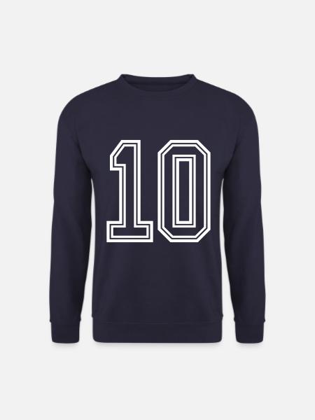 10 Zahl symbol - Unisex Pullover - Navy