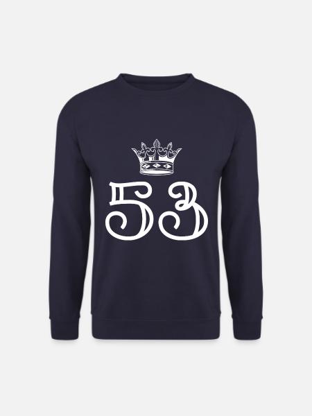 53 Number crown - Unisex Sweatshirt - navy