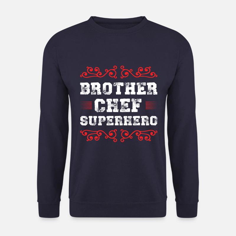 Bruder Chef Superheld - Unisex Pullover - Navy