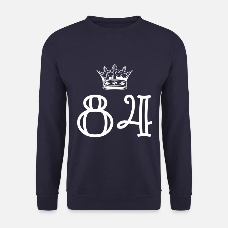 84 Number crown - Unisex Sweatshirt - navy