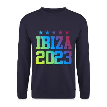 Ibiza 2023 - Sweat-shirt Unisexe - marine - Devant - Alina (178cm) & Michal (187cm)