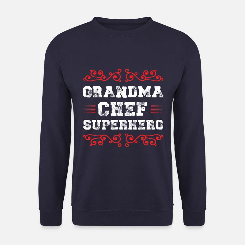 Oma Chef Superheld - Unisex Pullover - Navy