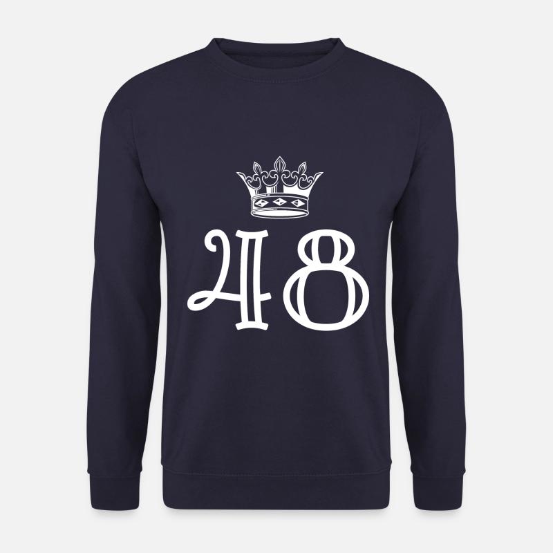 48 Number crown - Unisex Sweatshirt - navy