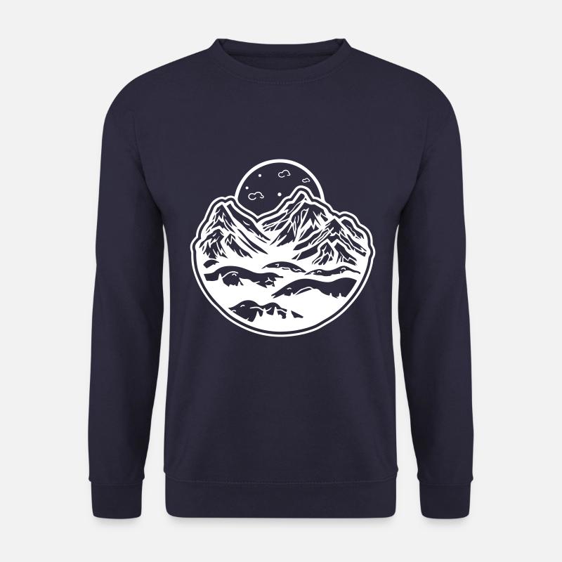 Alpen Berge Symbol - Unisex Pullover - Navy