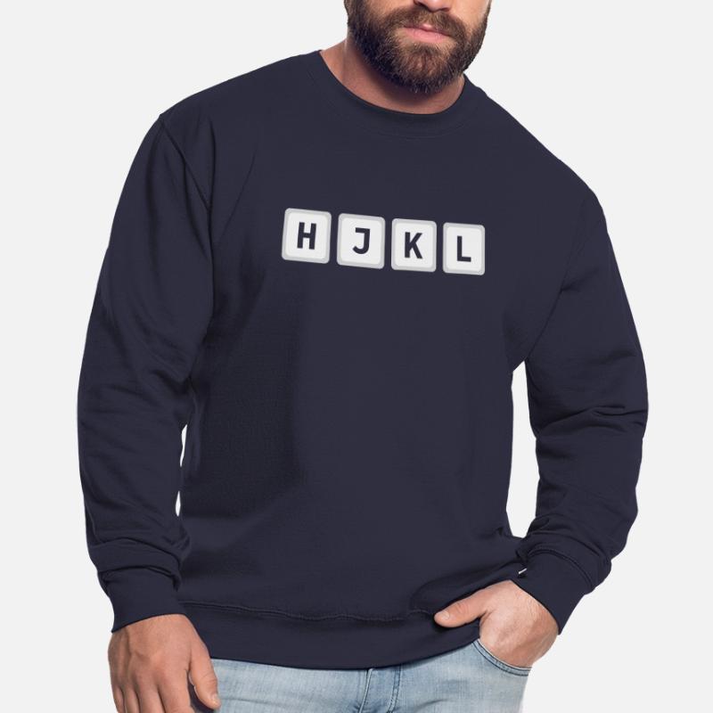 HJKL Computer-Tasten vi & Vim Code Geeks & Nerds Unisex Pullover