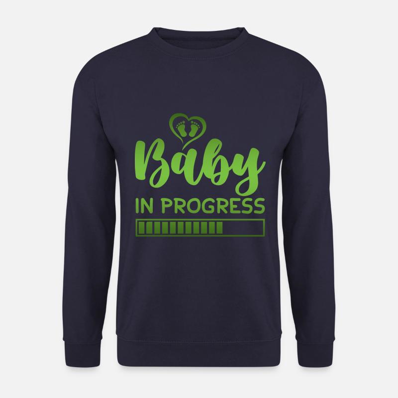 baby progress loading - Unisex Sweatshirt - navy