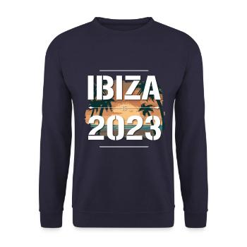 Ibiza 2023 - Unisex Pullover - Navy - Vorne - Alina (178cm) & Michal (187cm)