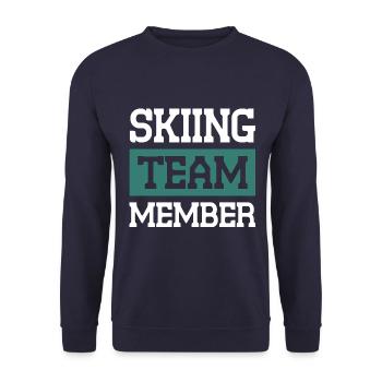 Équipe de ski - Sweat-shirt Unisexe - marine - Devant - Alina (178cm) & Michal (187cm)