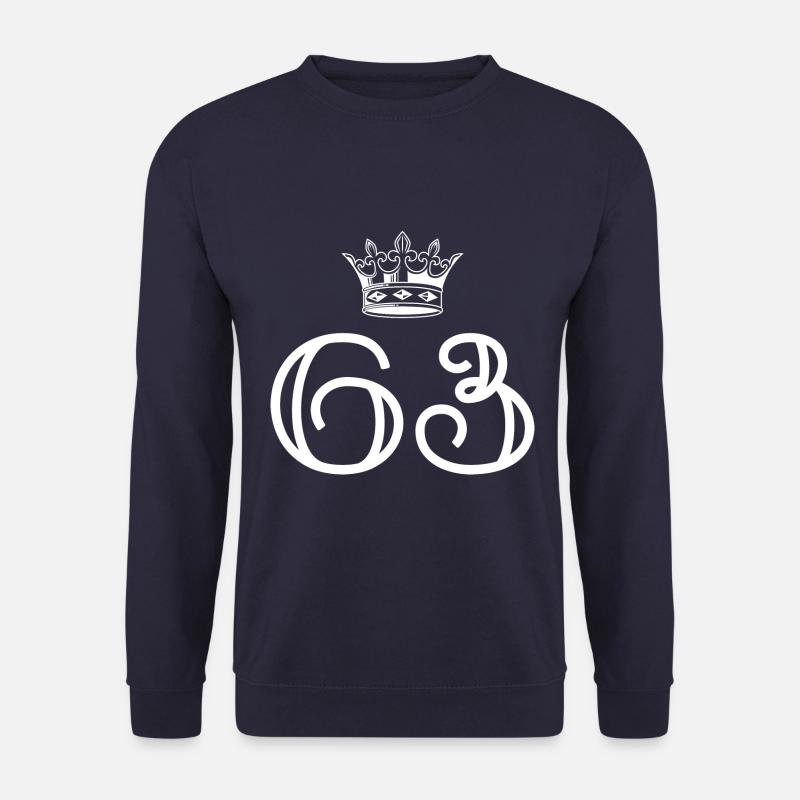 63 Number crown - Unisex Sweatshirt - navy