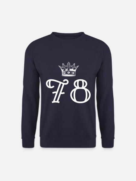 78 Couronne numérique - Sweat-shirt Unisexe - marine