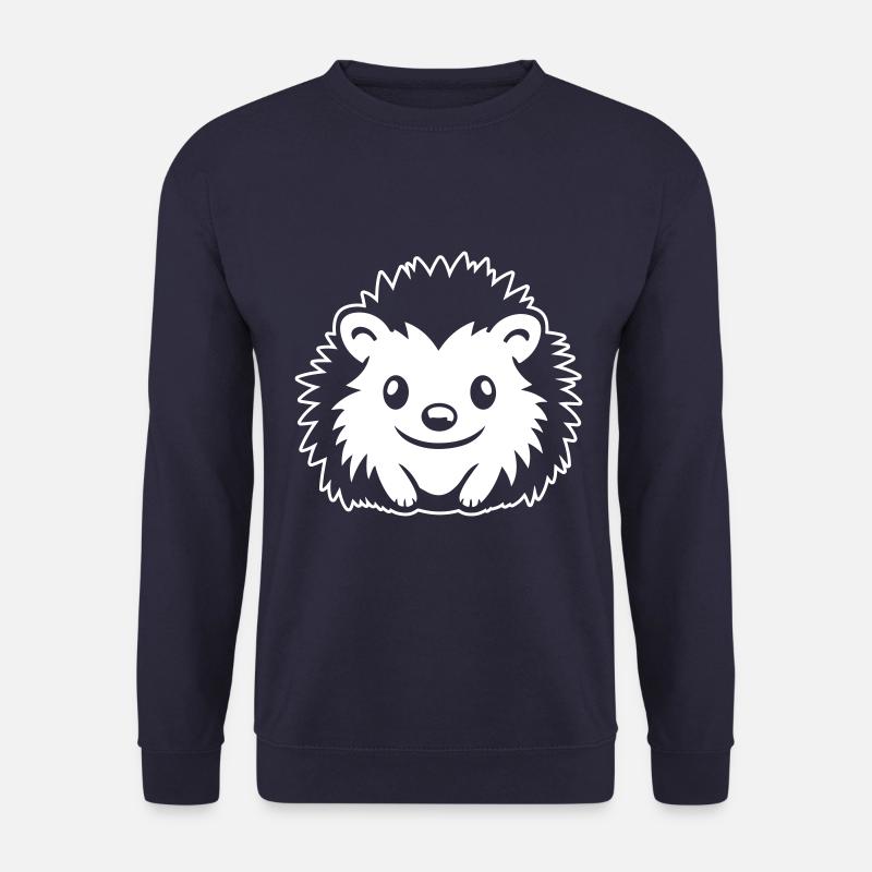 Hedgehog Comic Cute - Unisex Sweatshirt - navy