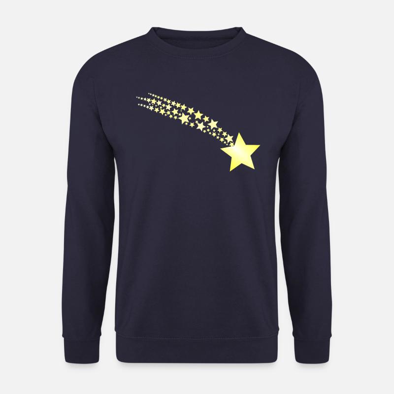 Sternschnuppe Geschenk Stern Stars Sternchen Stern - Unisex Pullover - Navy