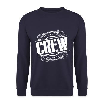 Timbres de l’équipage - Sweat-shirt Unisexe - marine - Devant - Alina (178cm) & Michal (187cm)