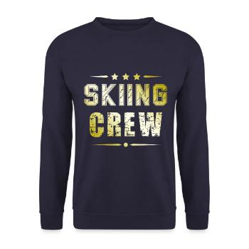 Équipe de ski - Sweat-shirt Unisexe - marine - Devant - Alina (178cm) & Michal (187cm)