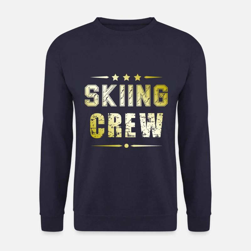 Skiing Crew - Unisex Sweatshirt - navy