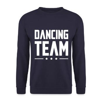 Équipe de danse - Sweat-shirt Unisexe - marine - Devant - Alina (178cm) & Michal (187cm)