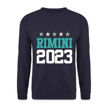 Rimini 2023 - Unisex Sweatshirt - navy - Front - Alina (178cm) & Michal (187cm)