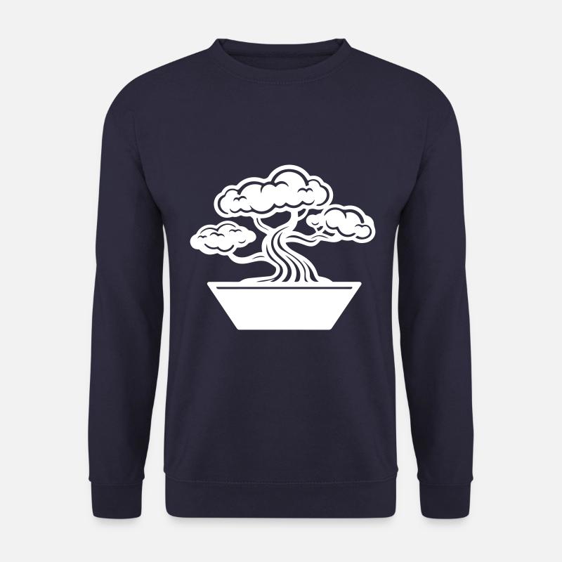 Baum Bonsai Symbol - Unisex Pullover - Navy