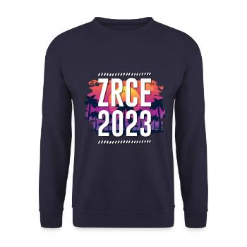 Zrce 2023 - Unisex Sweatshirt - navy - Front - Alina (178cm) & Michal (187cm)