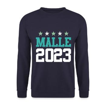 Malle 2023 - Sweat-shirt Unisexe - marine - Devant - Alina (178cm) & Michal (187cm)