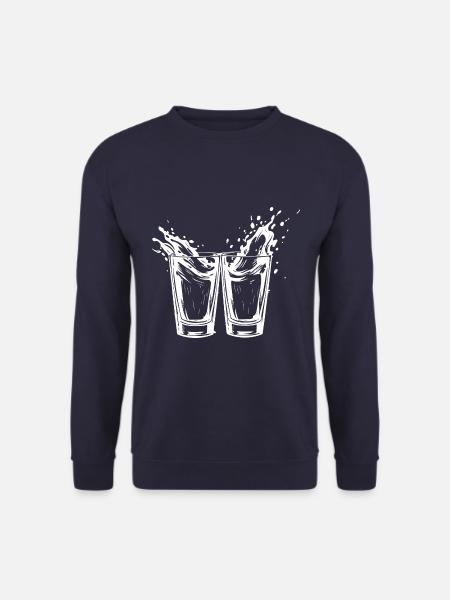 Tequila Glas - Unisex Pullover - Navy