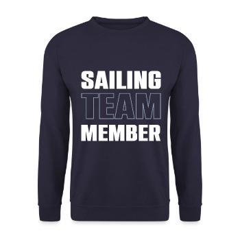 Équipe de voile - Sweat-shirt Unisexe - marine - Devant - Alina (178cm) & Michal (187cm)