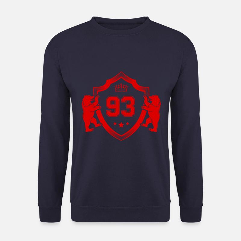 93 Zahl Wappen - Unisex Pullover - Navy