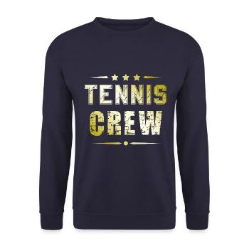 Équipe de tennis - Sweat-shirt Unisexe - marine - Devant - Alina (178cm) & Michal (187cm)