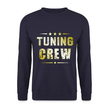 Équipe de réglage - Sweat-shirt Unisexe - marine - Devant - Alina (178cm) & Michal (187cm)