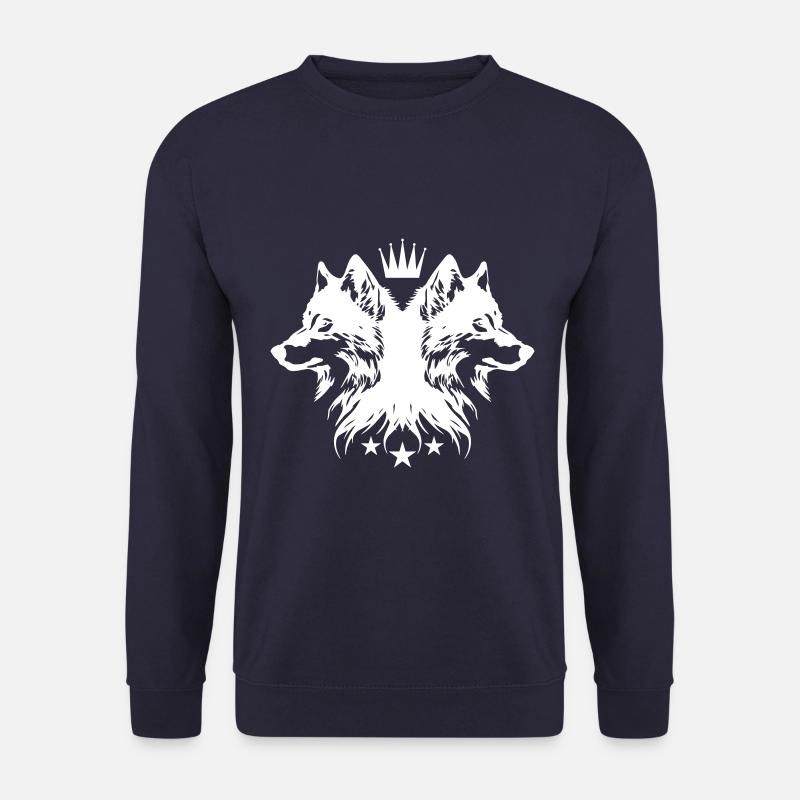 Wolf krone - Unisex Pullover - Navy