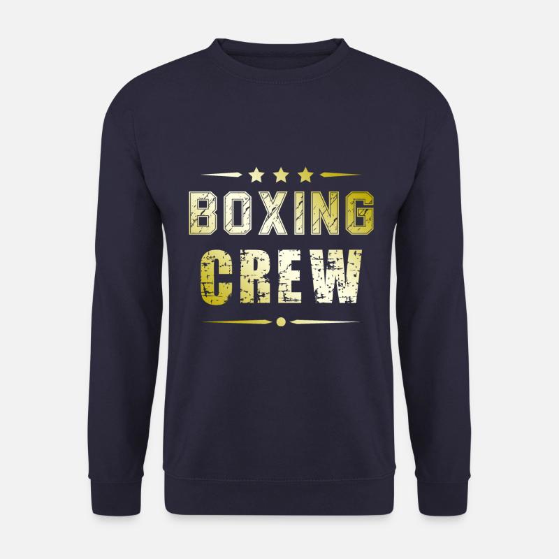 Boxing Crew - Unisex Pullover - Navy