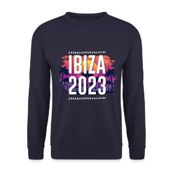 Ibiza 2023 - Unisex Pullover - Navy - Vorne - Alina (178cm) & Michal (187cm)