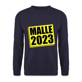Malle 2023 Mallorca - Unisex Sweatshirt - navy - Front - Alina (178cm) & Michal (187cm)