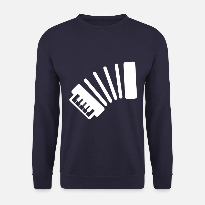 Akkordeon musik - Unisex Pullover - Navy