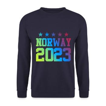 Norway 2023 - Unisex Pullover - Navy - Vorne - Alina (178cm) & Michal (187cm)
