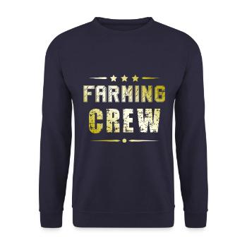 Farming Crew - Unisex Pullover - Navy - Vorne - Alina (178cm) & Michal (187cm)