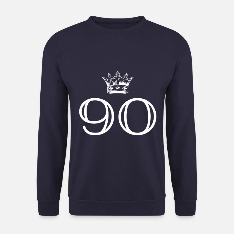 90 Number crown - Unisex Sweatshirt - navy