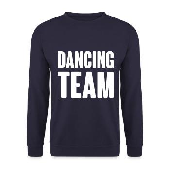 Équipe de danse - Sweat-shirt Unisexe - marine - Devant - Alina (178cm) & Michal (187cm)