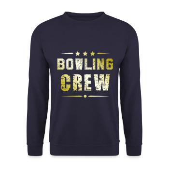 Équipe de bowling - Sweat-shirt Unisexe - marine - Devant - Alina (178cm) & Michal (187cm)