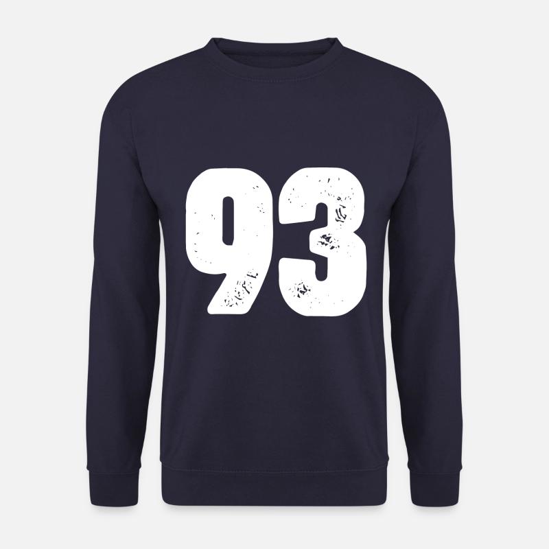 93 Maillot numéro - Sweat-shirt Unisexe - marine