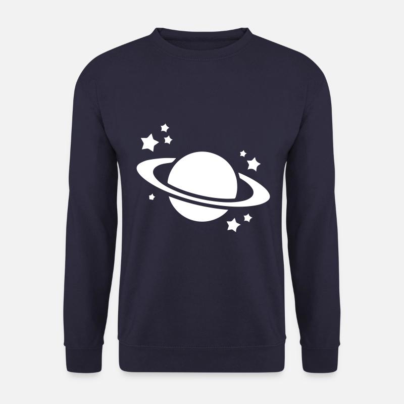 Saturn Icon symbol - Unisex Pullover - Navy