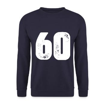 Maillot 60 numéros - Sweat-shirt Unisexe - marine - Devant - Alina (178cm) & Michal (187cm)