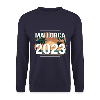 Majorque 2023 - Sweat-shirt Unisexe - marine - Devant - Alina (178cm) & Michal (187cm)