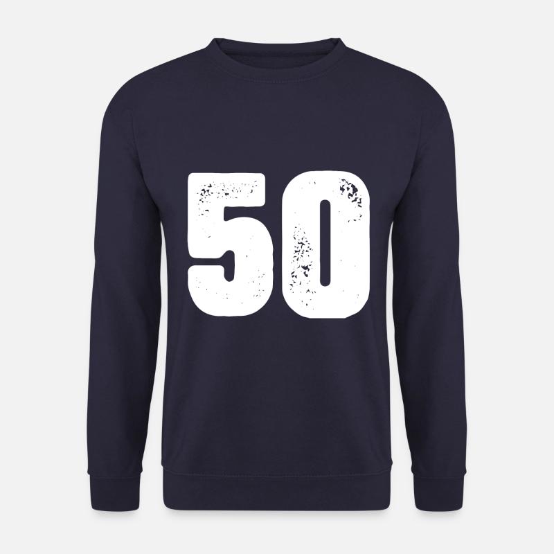 50 number jersey - Unisex Sweatshirt - navy