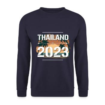 Thailand 2023 - Unisex Pullover - Navy - Vorne - Alina (178cm) & Michal (187cm)
