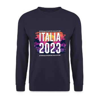 Italia 2023 - Unisex Pullover - Navy - Vorne - Alina (178cm) & Michal (187cm)